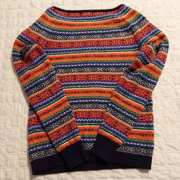 Tommy Hilfiger multi-color long sleeve sweater. Women size small. - Picture 7 of 14
